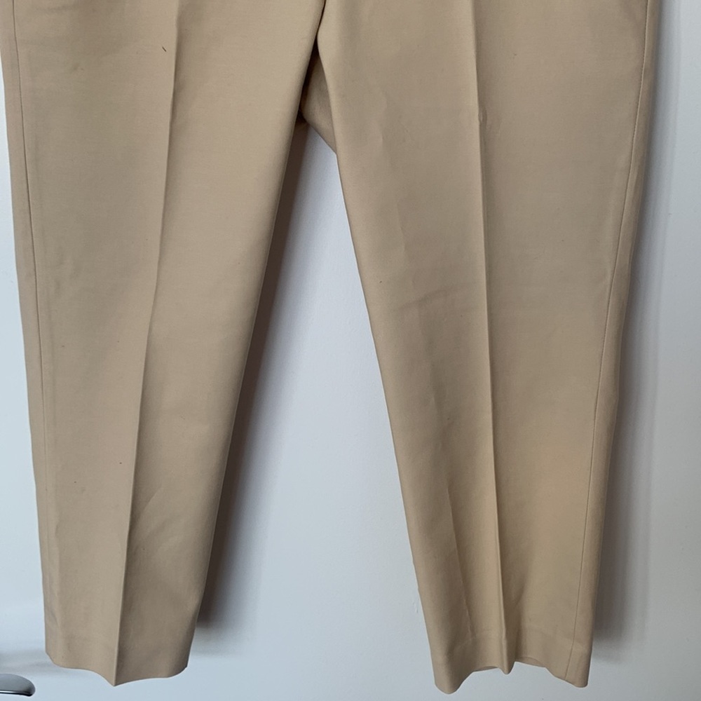 MICHAEL KORS Beige Khaki Straight Leg Capri Pants Size 10 - Picture 5 of 17